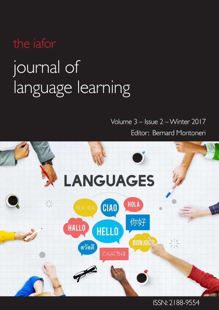 Introducing the IAFOR Journal of Language Learning: Volume 3 – Issue 2 ...