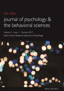 IAFOR Journal of Psychology and the Behavioral Sciences Volume 3 Issue 2