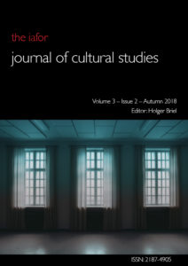 IAFOR Journal of Cultural Studies Volume 3 Issue 2 front cover