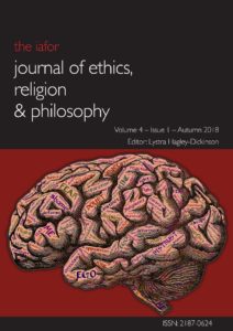 IAFOR Journal of Ethics, Religion & Philosophy Volume 4 Issue 1 cover