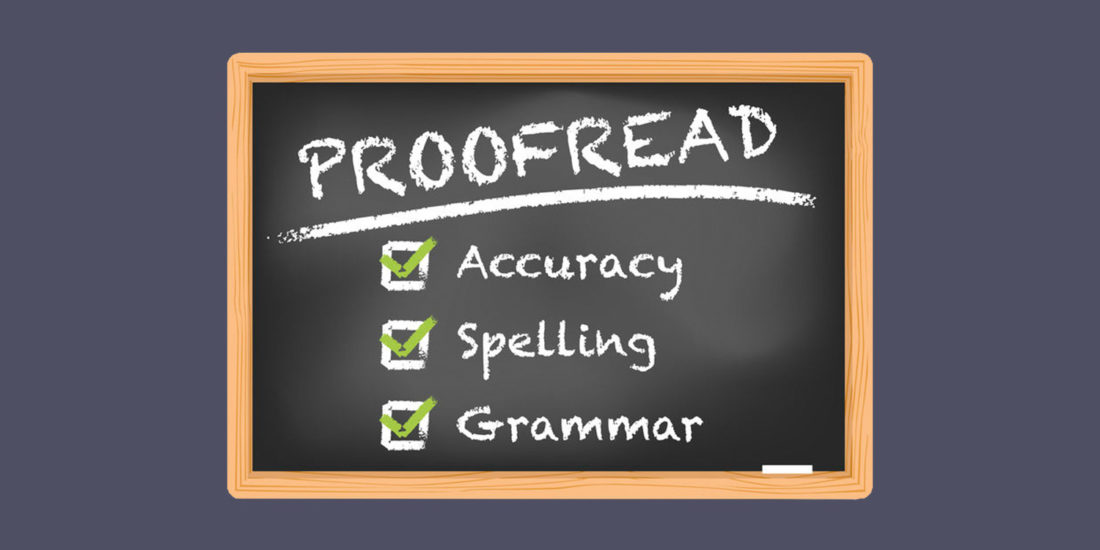 IAFOR Journal of Education Proofreading