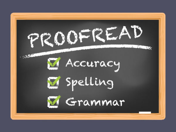 IAFOR Journal of Education Proofreading