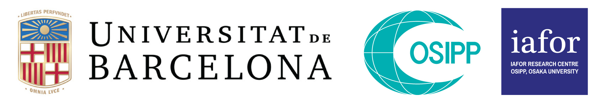 IAFOR University of Barcelona Partners Logos