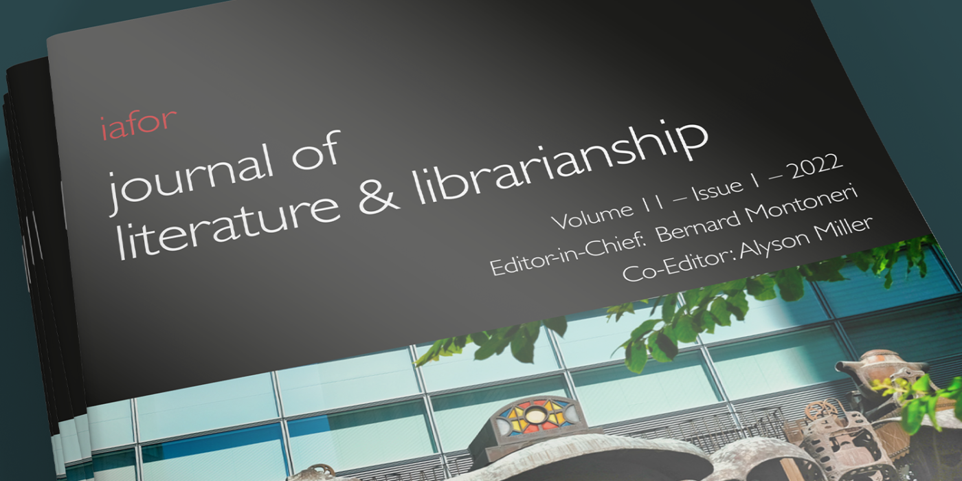 Now Published: Volume 11 – Issue 1 – IAFOR Journal Of Literature ...